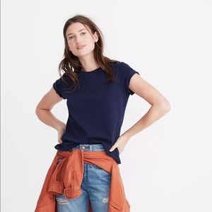 Madewell Navy Blue Baby T Shirt